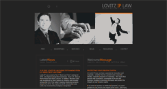 Desktop Screenshot of lovitziplaw.com