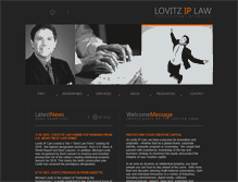 Tablet Screenshot of lovitziplaw.com